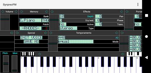 Run android online APK FM Synthesizer [SynprezFM II] from MyAndroid or emulate FM Synthesizer [SynprezFM II] using MyAndroid
